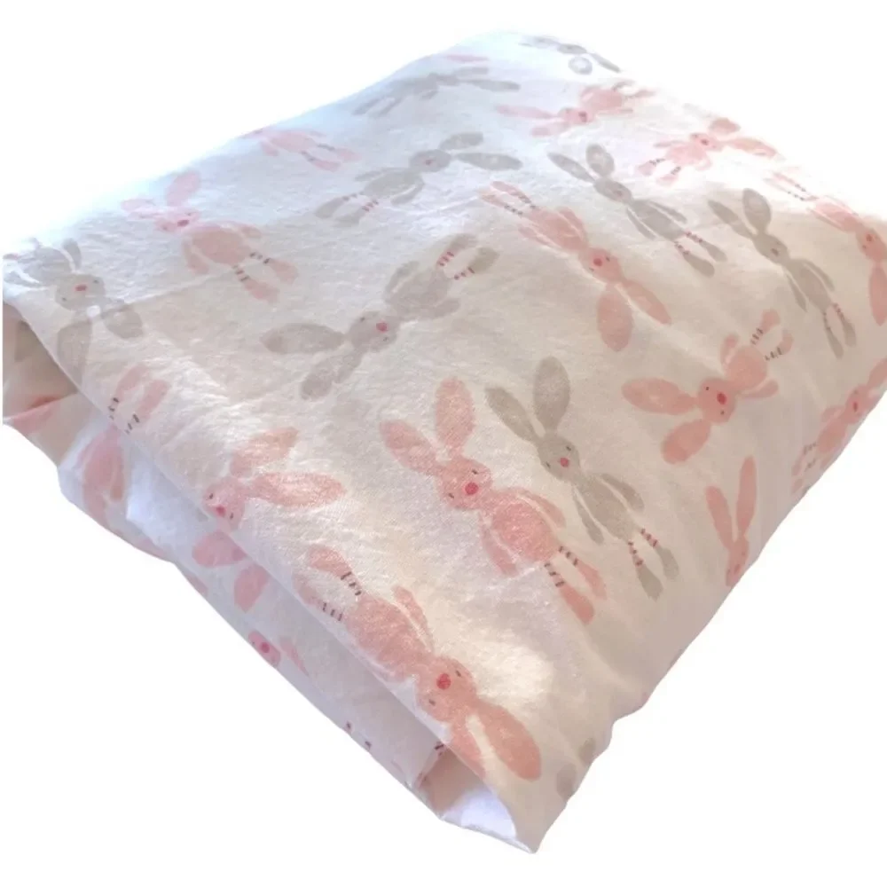 Lambs & Ivy Bunny Rabbit Print Baby Crib Sheet
